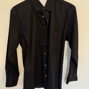 Men's Black Dress Shirt